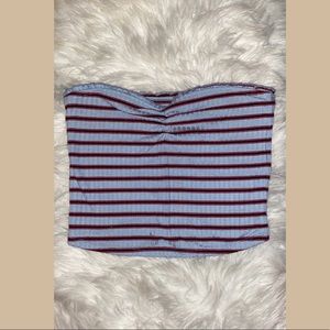 Abercrombie Striped Tube Top